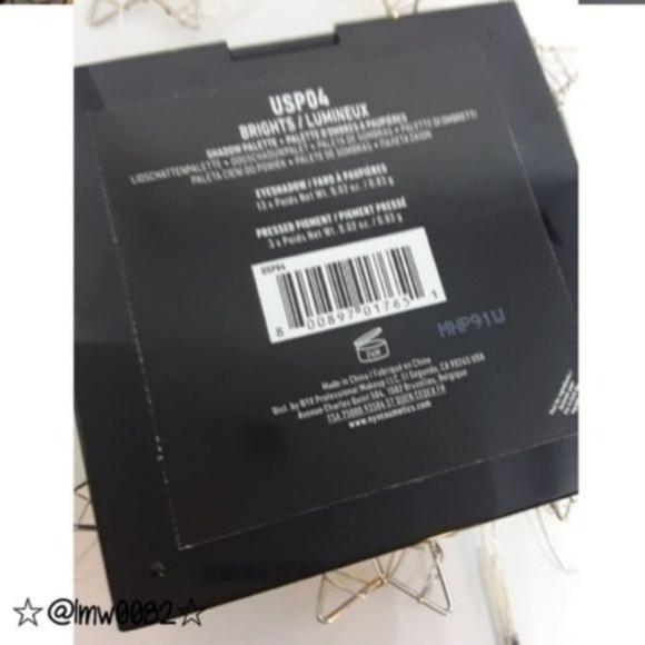 NYX PRO ULTIMATE EYESHADOW - BRIGHTS 1 day price! - Picture 5 of 5